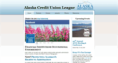 Desktop Screenshot of alaskacreditunions.org